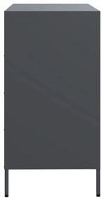 Aparador 68x39x73,5 cm aço laminado a frio antracite