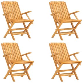 5 pcs conjunto de jantar p/ jardim madeira de teca maciça