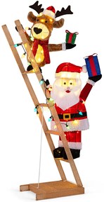 Conjunto de 3 bolas decorativas de LED para pendurar e ficar em pé bolas de LED com 435 LEDs decoração de Natal