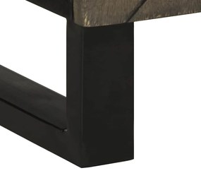Armário de casa de banho 38x33x58 cm mangueira maciça preto