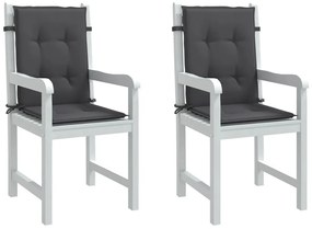 Almofadões lombares p/ cadeiras 2pcs 100x50x4cm mesclado tecido