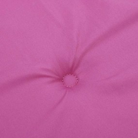 Almofadões p/ cadeira encosto alto 6 pcs tecido oxford rosa