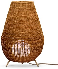 LED Candeeiro de Pé em Ratan Regulável IP65 com Comando Remoto - Saona Oriental