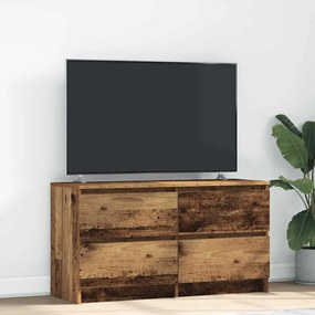 vidaXL Móvel de TV 100x35x54 cm madeira processada madeira velha