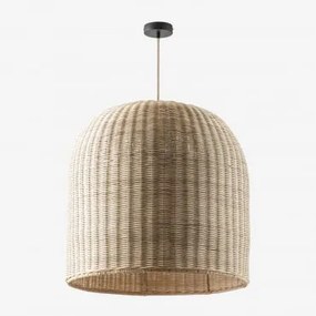 Lâmpada De Teto Flandes Natural - Preto & Ø60 Cm Flandes - Sklum