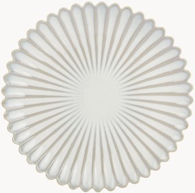 Pratos de pequeno-almoço em porcelana Lotus, conjunto de 4