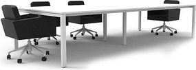 Mesa de Reunião 2400x1200x750mm VIENA Pé Aberto