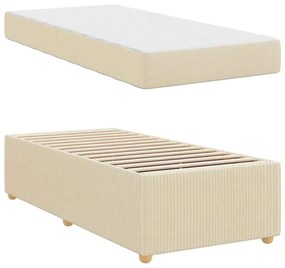 Estrutura da Cama Outros Creme 100 x 200 cm tecido