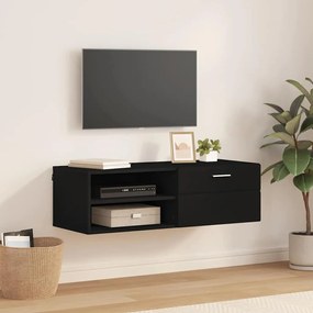 vidaXL Gabinete para TV Preto 100.5 x 39 x 30 cm Madeira processada