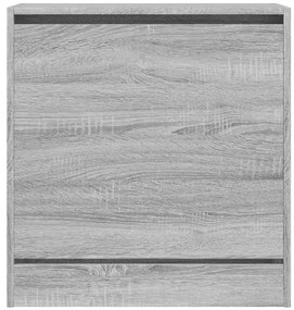 Sapateira 60x34x63,5 cm derivados de madeira cinzento sonoma