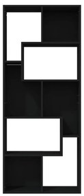 Estante 67x24x161 cm contraplacado preto