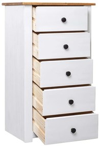 Aparador 46x40x89 cm pinho Panama branco