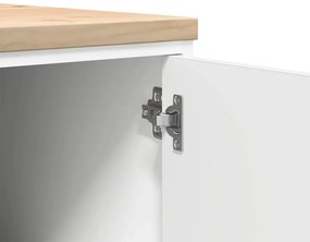 Armário de arrumação de garagem Branco 30x51x85 cm
