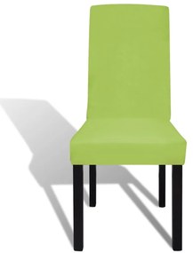 Capa extensível para cadeiras 4 pcs verde