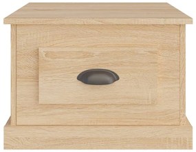 Mesa de centro 50x50x35 cm derivados de madeira carvalho sonoma