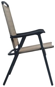 3 pcs conjunto de bistrô aço cinzento-acastanhado