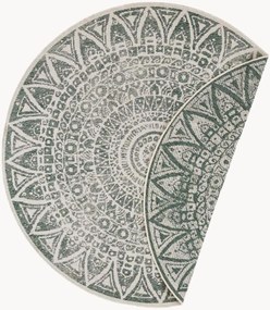 Tapete redondo reversível para interior e exterior Lilja