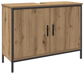 Conjunto de Móveis para Casa de Banho 3 Peças em Carvalho Artisan Made