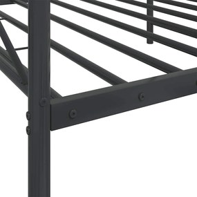 Cama de Dia sem Colchão 100x200 cm aço preto