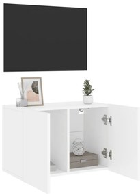 Móvel de parede para TV 60x30x41 cm branco
