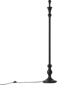 Candeeiro de pé clássico preto sem abajur - Classico