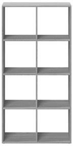 Estante divisória 69,5x29x137,5 cm deriv. madeira cinza sonoma