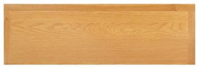 Móvel de gavetas 105x33,5x73 cm madeira de carvalho maciça