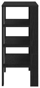 Sapateira 61x32x70 cm derivados de madeira preto