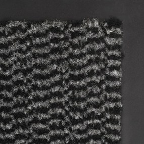 Tapete controlo pó retangular tufado 2pcs 120x180cm antracite