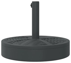 Base de guarda-sol para postes de Ø38/48 mm 25 kg redondo