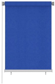 Estore de rolo para exterior PEAD 100x140 cm azul