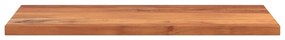Tampo de mesa retangular 120x50x3,8 cm madeira de acácia maciça