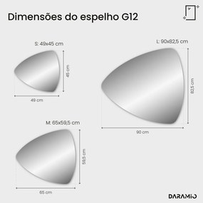 Espelho atípico com LED G12