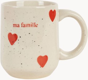 Canecas em grés Famille, conjunto de 3