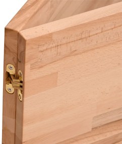 Tampo de secretária 150x55x2,5 cm madeira de faia maciça