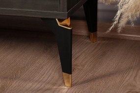 Móvel TV Posh – Castanho Escuro – 143x47x40 cm