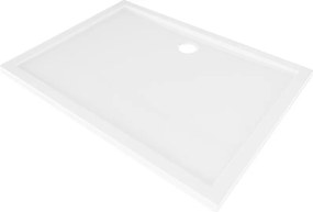 Mexen Flow base de chuveiro retangular slim 95 x 70 cm, branco brilho - 46R107095