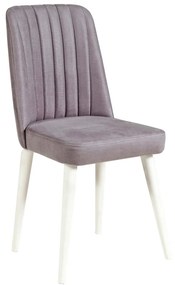 Cadeira Stormi – Branco/Cinza – 47x89x46 cm