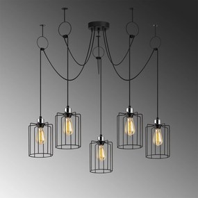 Candeeiro Tel – Preto – 116 cm