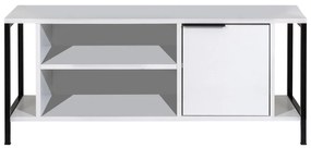 Móvel TV Bond – Branco/Preto – 120 cm x 48 cm x 35 cm