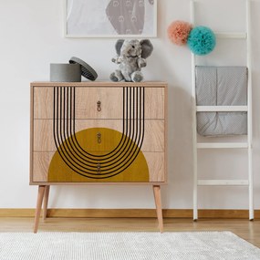 Cómoda City Trio – Multicolor – 80x89x40 cm