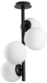 Chandelier Faze – Preto – 32 x 32 cm