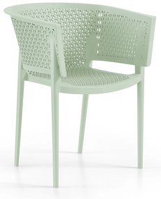 Oxy Pack com 20 cadeiras, c/braços - Verde Pastel