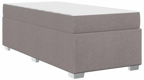 Estrutura da Cama Cinzento-acastanhado 90 x 190 cm tecido