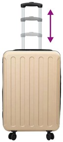 Mala Dobrável Casco Duro 24" Champagne 43x27x66 cm ABS