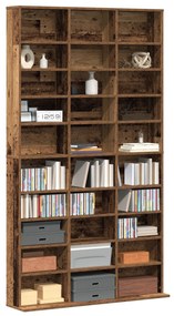Gabinete para CDs - Madeira Velha - 101x23x177,5 cm - Madeira Engenhei