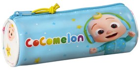 Bolsa Escolar Cilíndrica Cocomelon Branco Multicolor (20 X 7 X 7 cm)