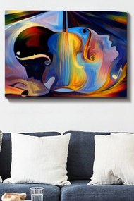 Pintura Decorativa em Tela 224339824 – Multicolor – 70 x 100 cm