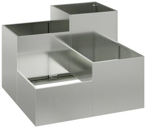 Plantador de Jardim vidaXL 100x100x60 cm Aço Galvanizado