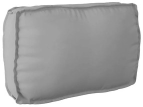 vidaXL Almofada de Palete para Encosto Cinza 70x40x12 cm em Tecido Oxford